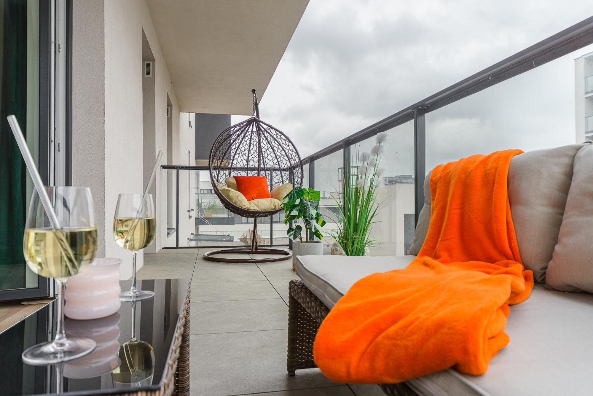 Lumina Stylish 3-Room Apart With Balcony Lodz  Exterior photo