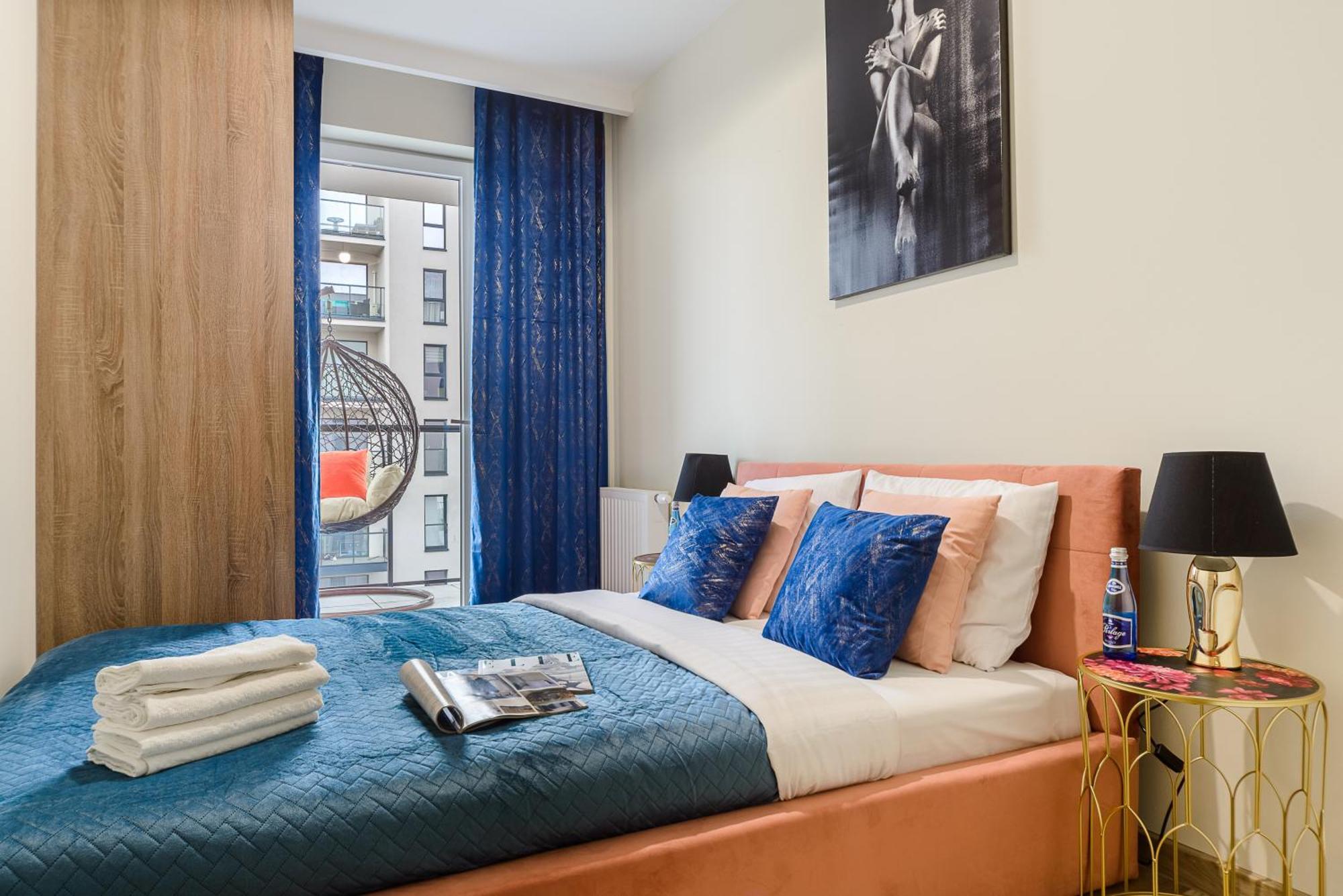 Lumina Stylish 3-Room Apart With Balcony Lodz  Exterior photo