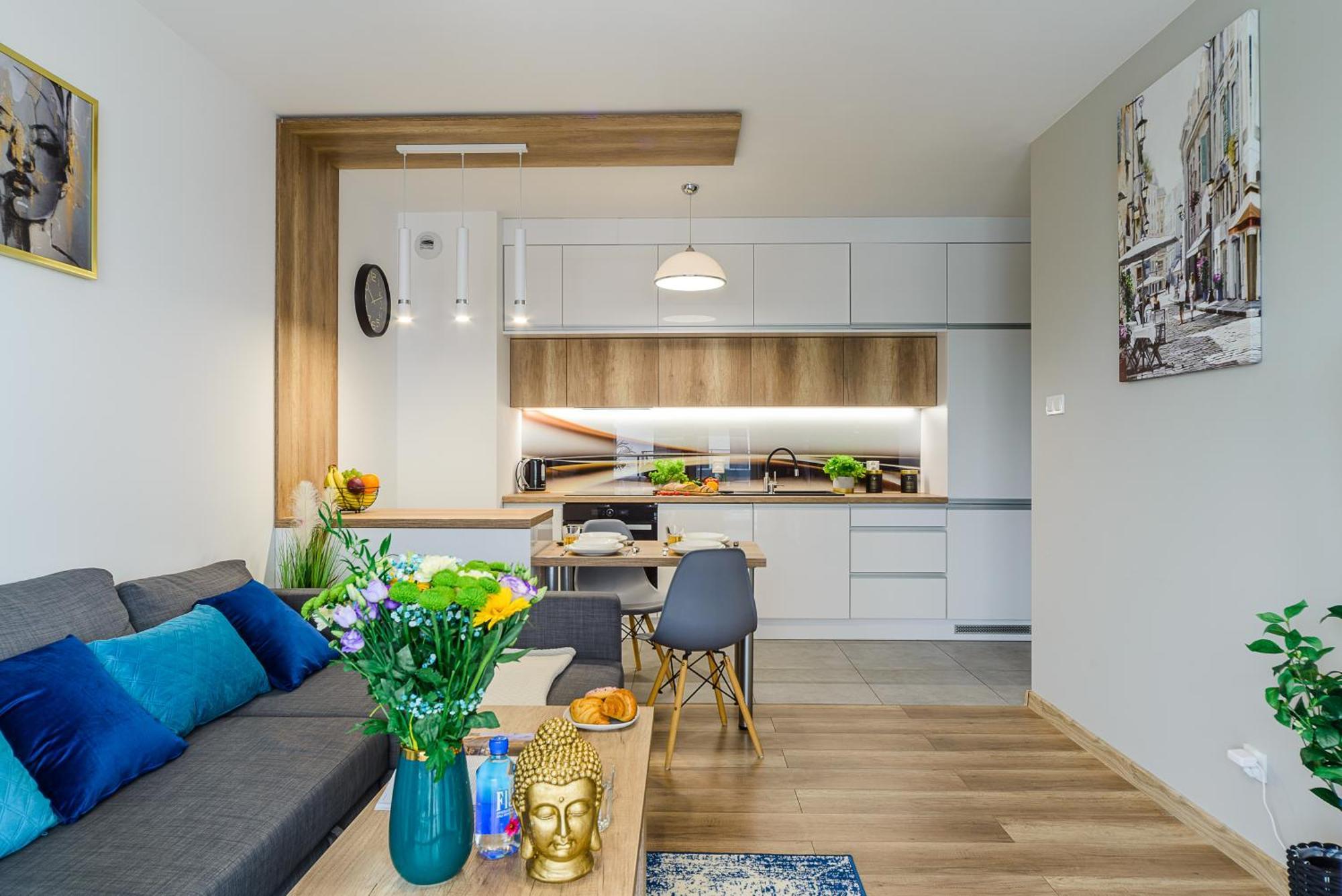 Lumina Stylish 3-Room Apart With Balcony Lodz  Exterior photo