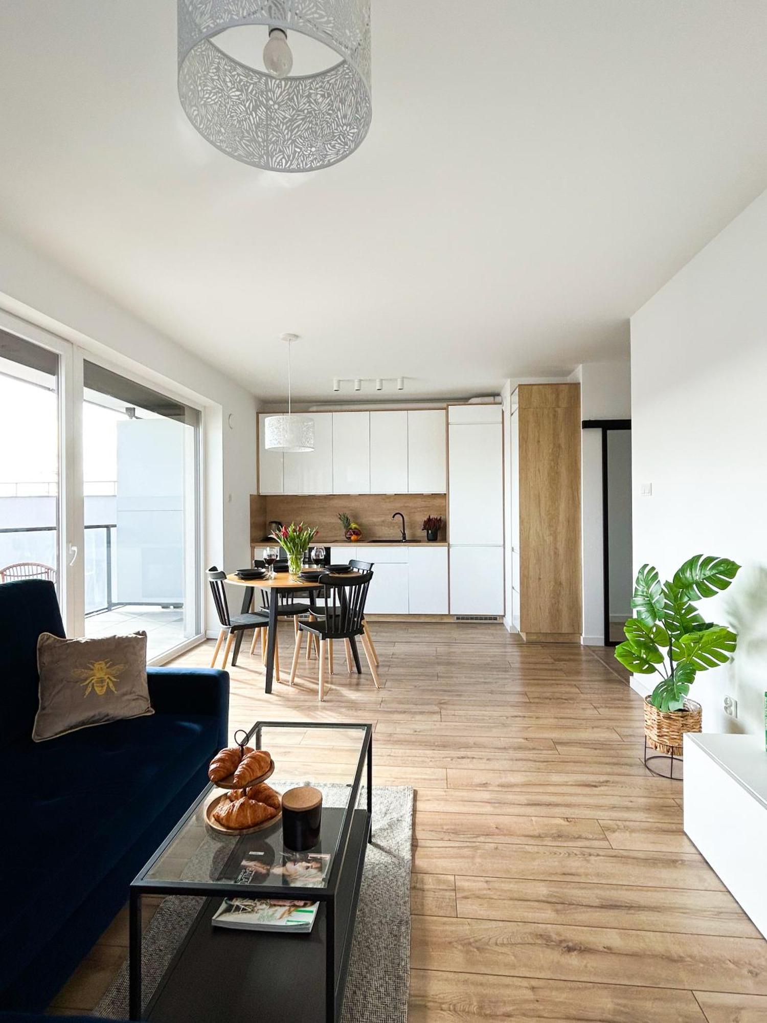 Lumina Stylish 3-Room Apart With Balcony Lodz  Exterior photo
