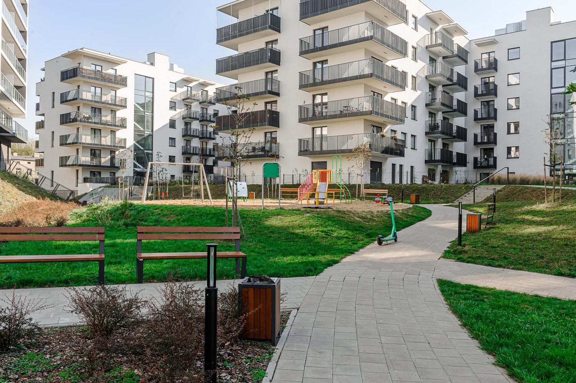 Lumina Stylish 3-Room Apart With Balcony Lodz  Exterior photo